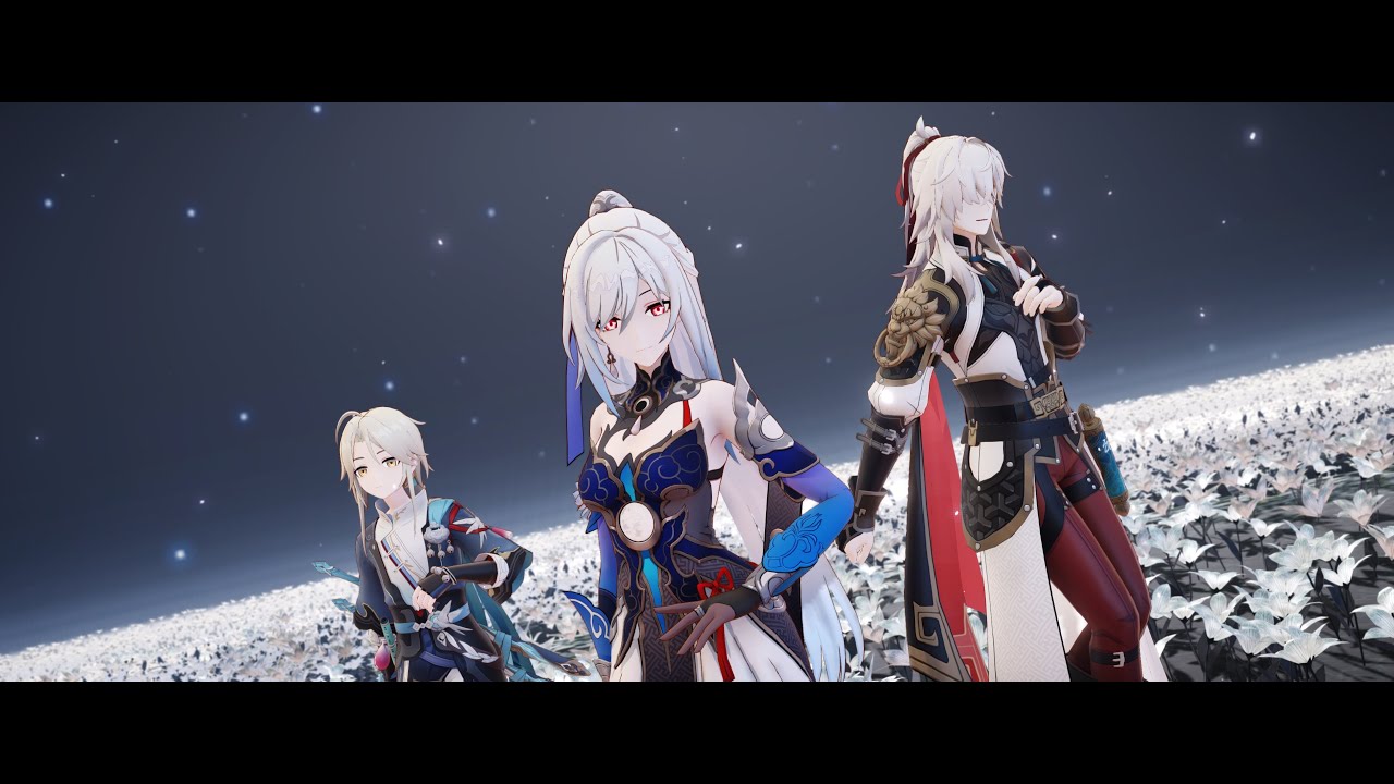 【MMD】『妄想疾患■ガール』景元  JingYuan 鏡流 Jingliu 彥卿 Yanqing【崩壞：星穹鐵道/Honkai: Star Rail/崩壊スターレイル】4K