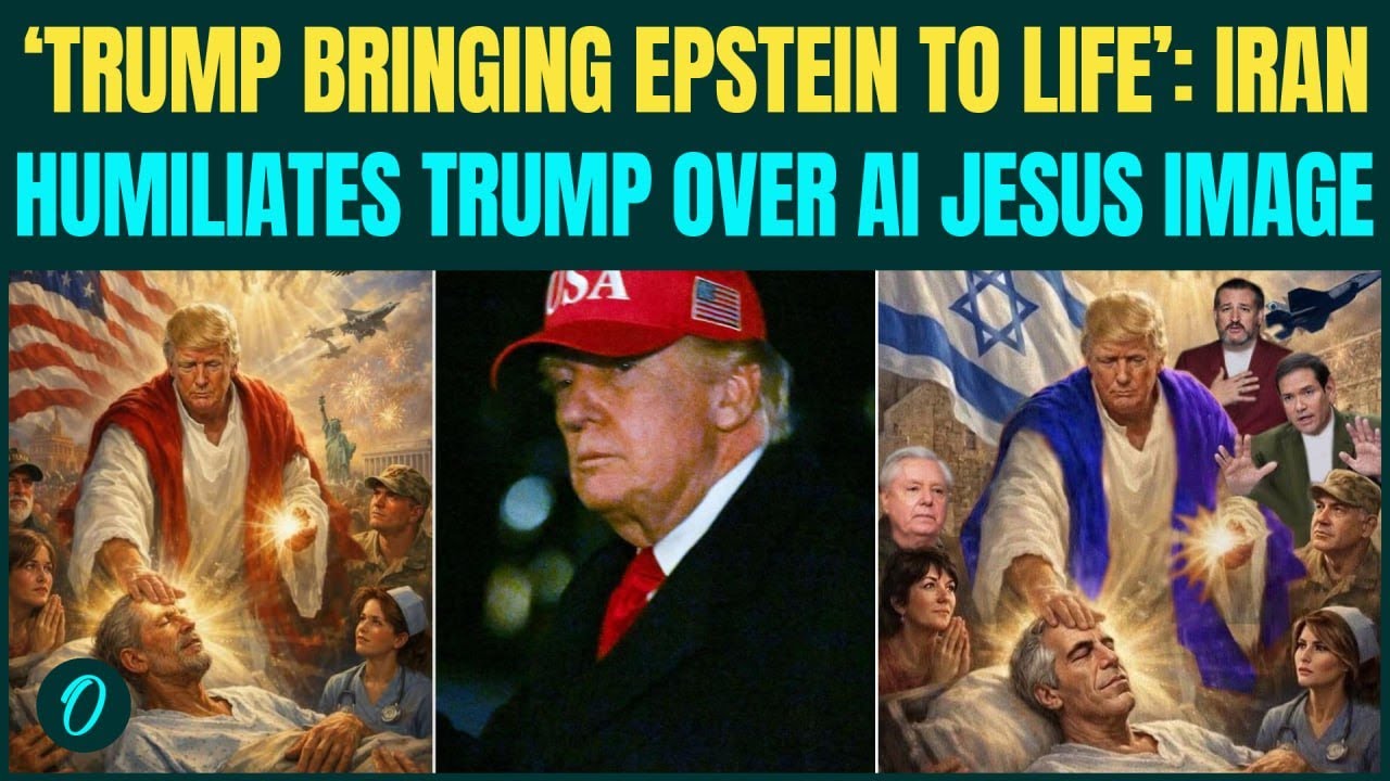Iran MOCKS Trump&rsquo;s AI JESUS Image | Iran LINKS Trump to Epstein, &lsquo;Zionist&rsquo; Regime in FIERY ATTACK
