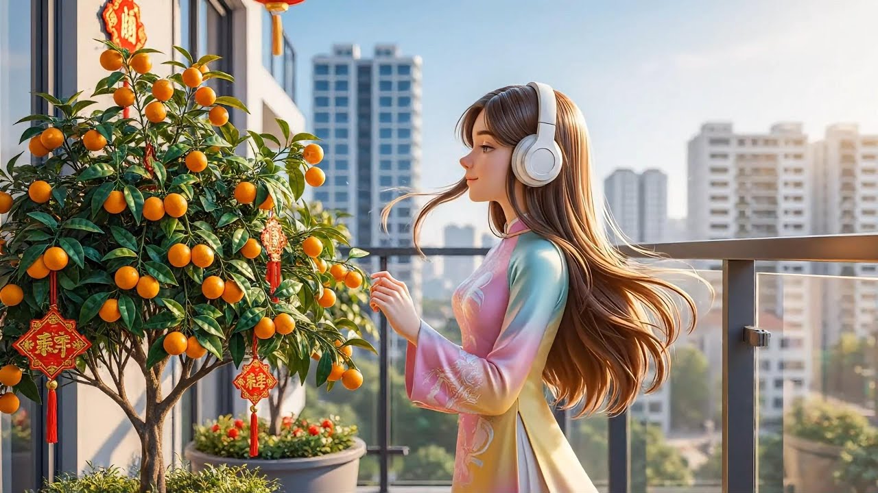 Vietnam Ao Dai Lofi 🌙 Healing Chill Music for Study, Sleep & Relax