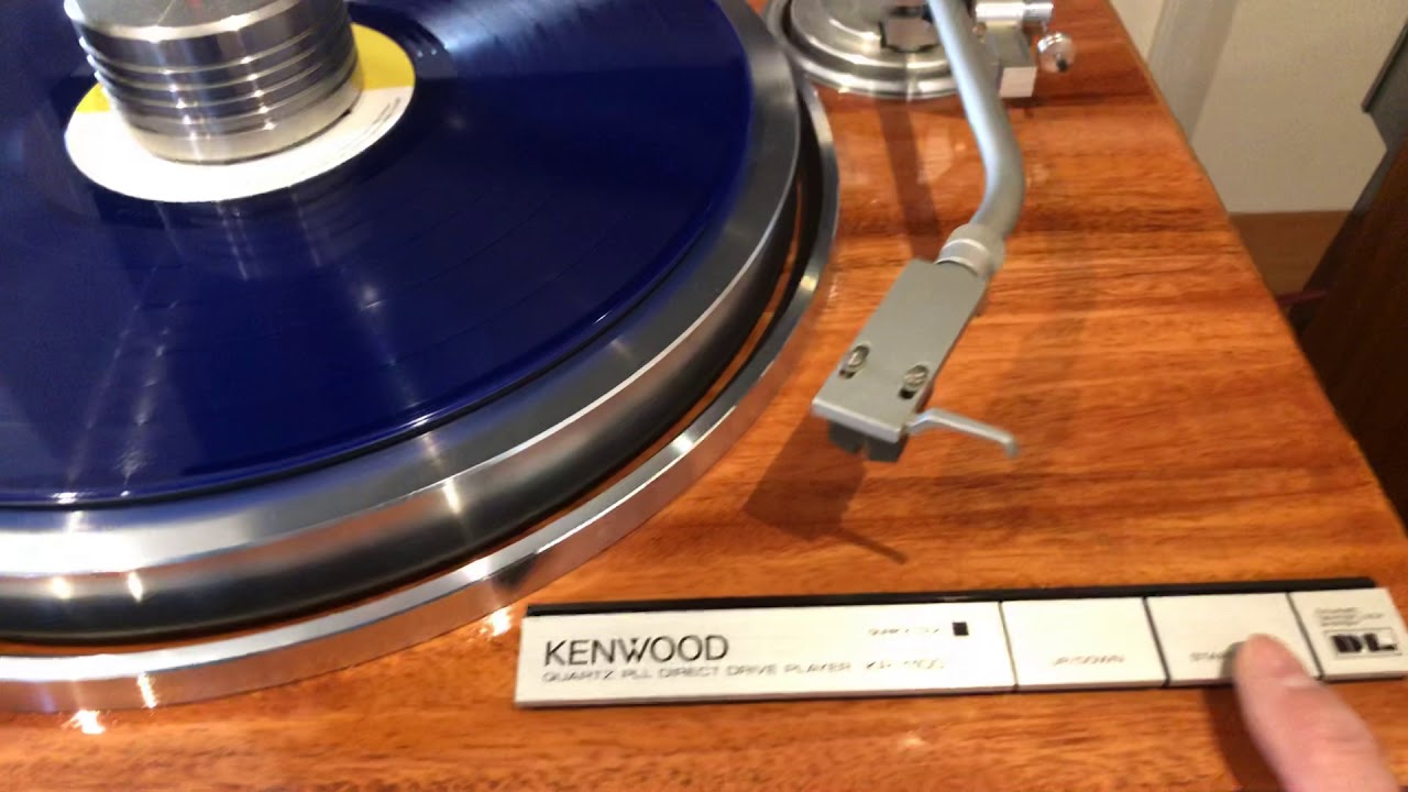Kenwood KP 1100 (9010) mahogany turntable