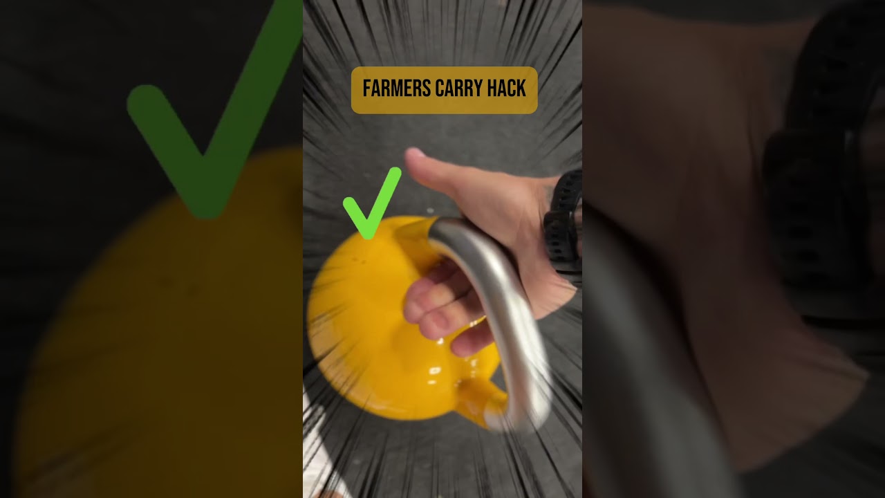 Hyrox Farmers Carry HACK You Need! #shorts