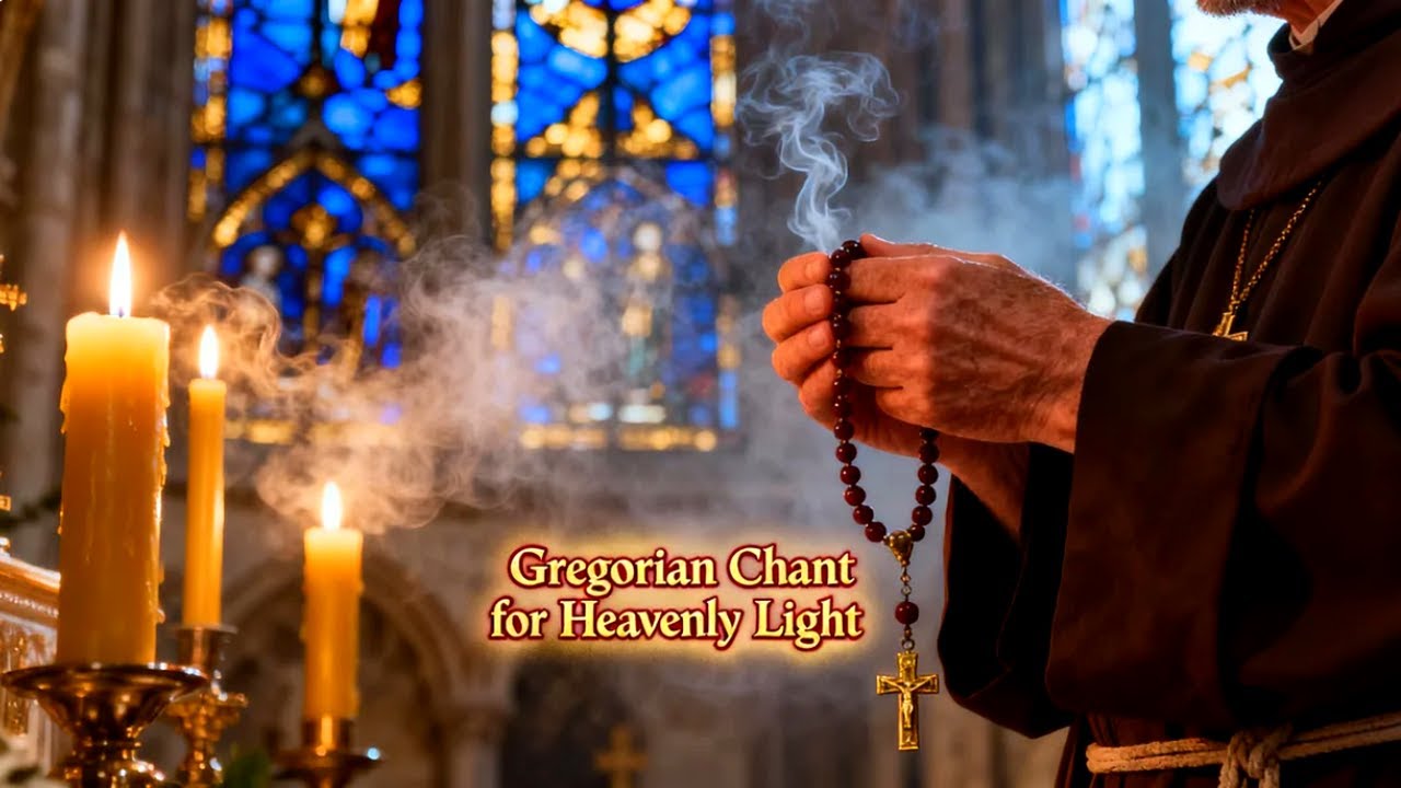 Gregorian Chant for Healing Sleep and Holy Sacred Light | Benedictine Ambience and Sacred Calm