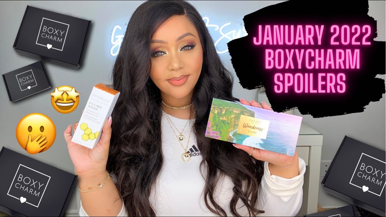 BOXYCHARM JANUARY 2022 & POSSIBLE FUTURE SPOILERS || BEAUTY BOX DECEMBER 2021 FT ANA LUISA