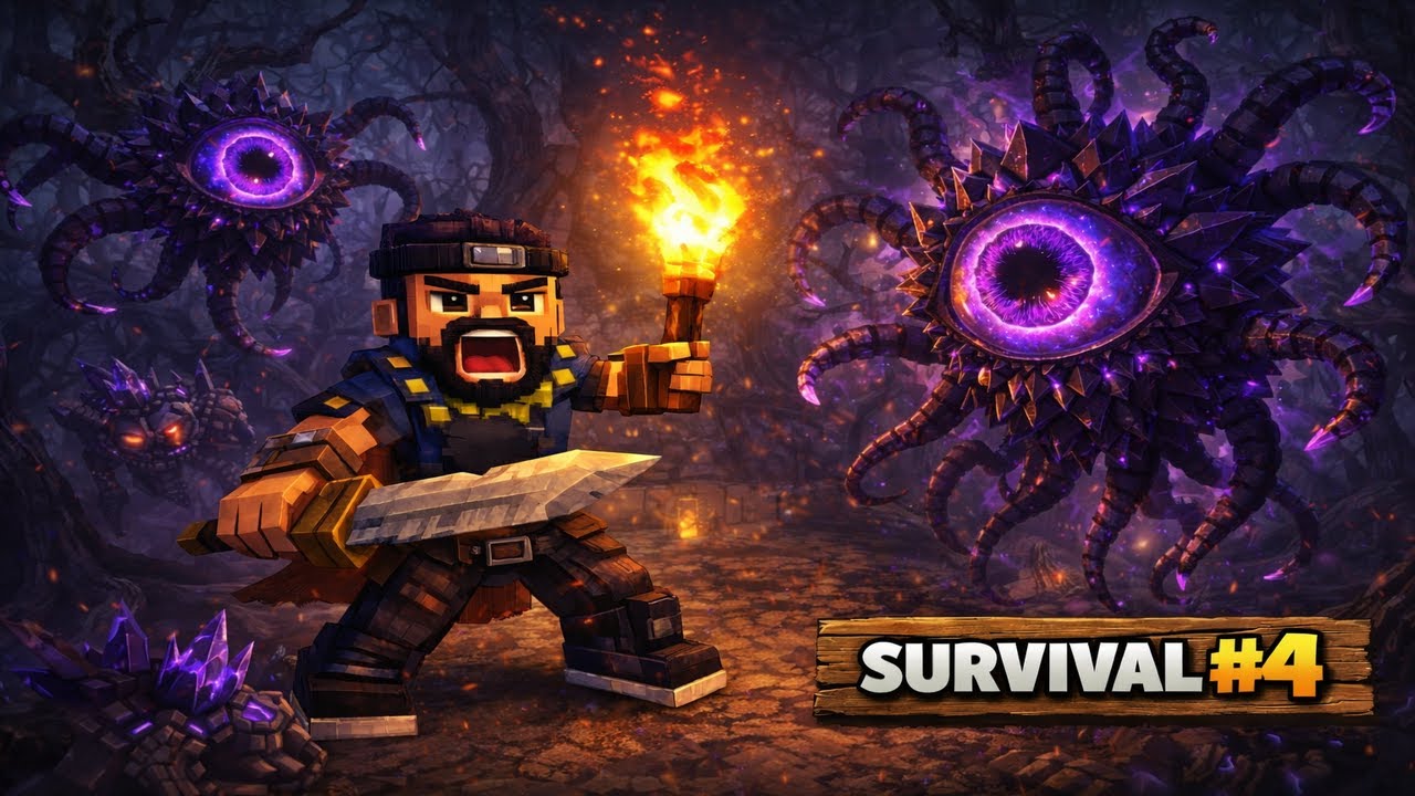 GECE ORMANA GİRMEK HATAYDI! 😱 4 Adet Void heart düşürdüm | Hytale #4
