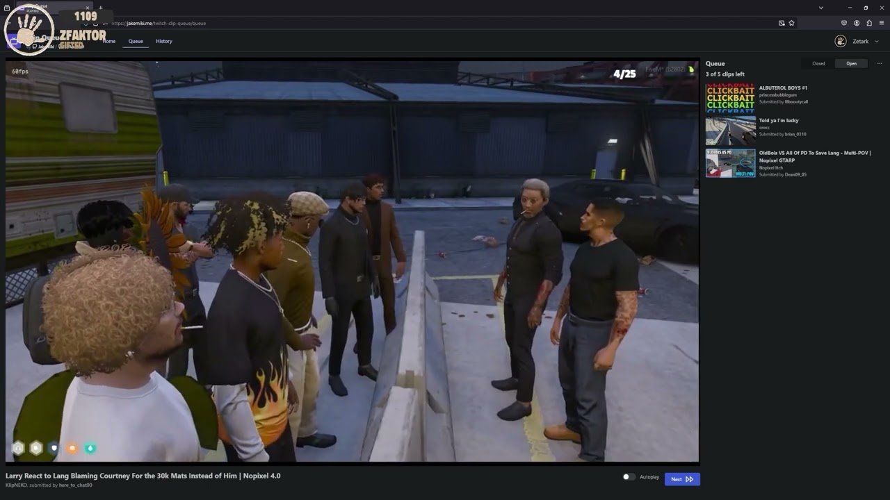 Zetark React to Arush & Lang Call Courtney A Piece of Bacon | Nopixel GTARP
