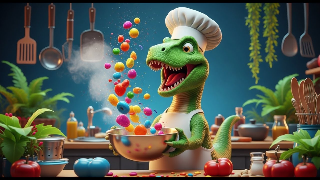 Jurassic Kitchen – The Magical Dinosaur Chefs: Fun Recipes for Kids!