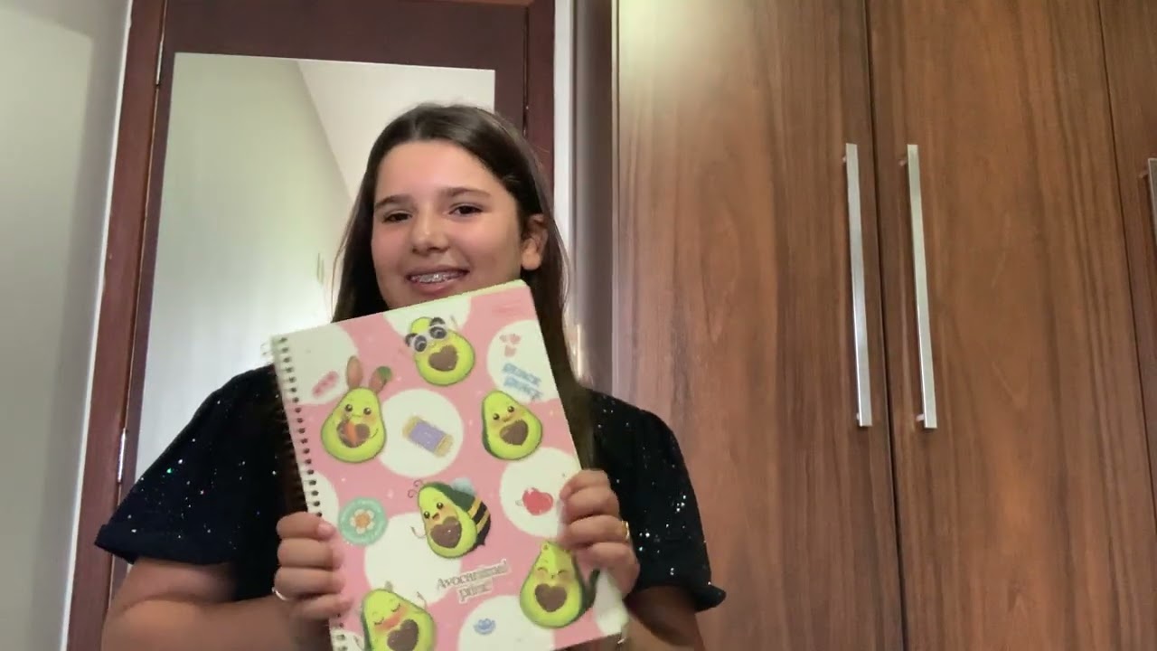 Mostrando meu material escolar de 2026