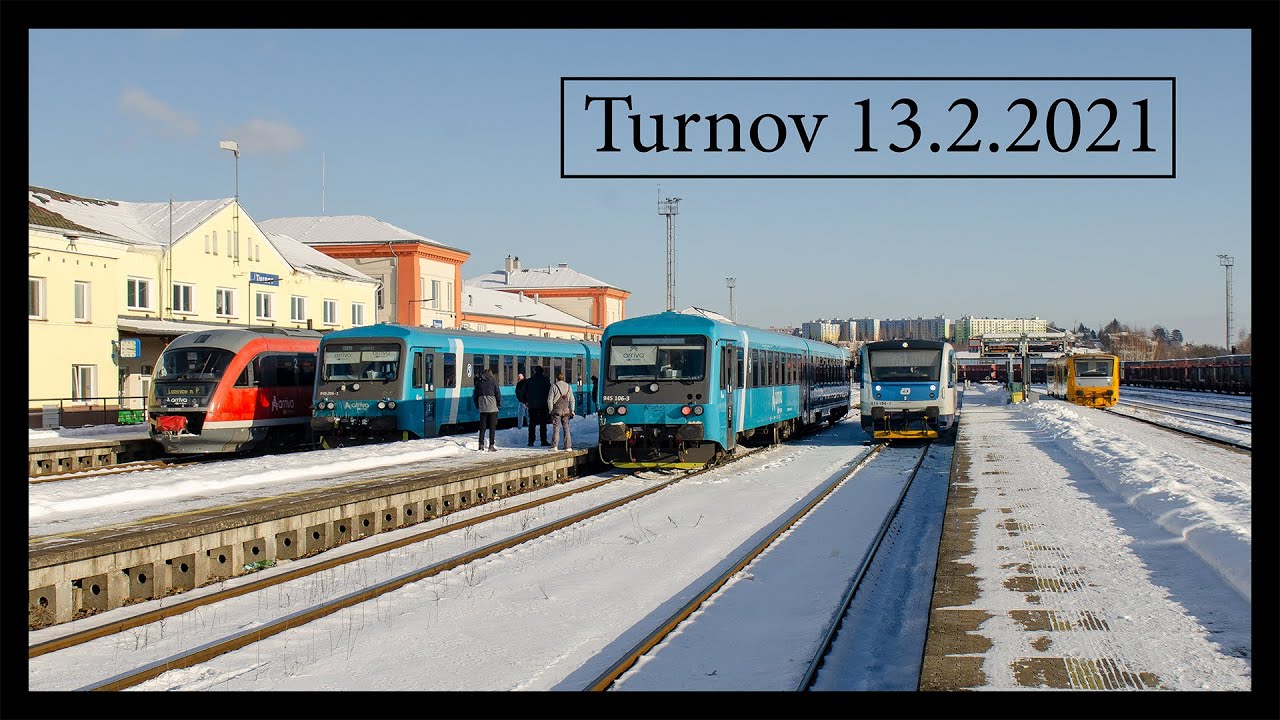 Vlaky Turnov 13.2.2021