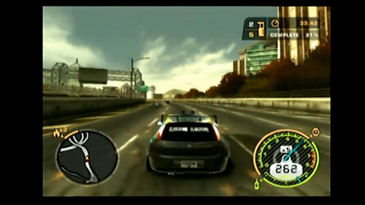NFSMW 2005 All Tollbooth Career Races Fiat Punto Part 7