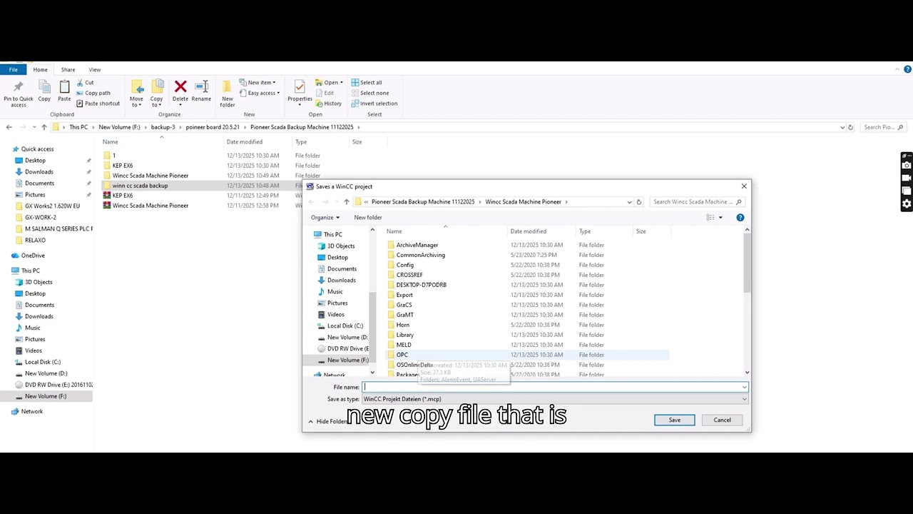 Siemens Wincc Flexible Scada Create a Backup File ,Project Duplicator 