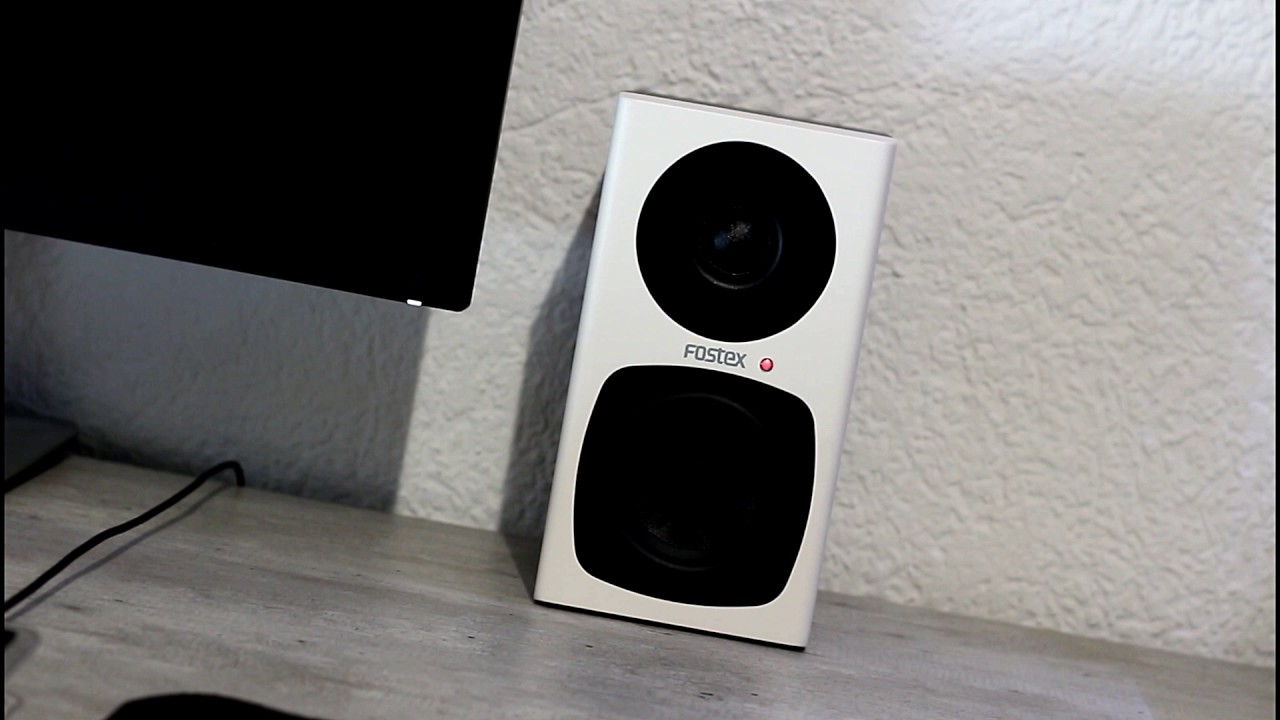 FOSTEX PM 0.3d Active Speaker (Closerlook and sound samples)