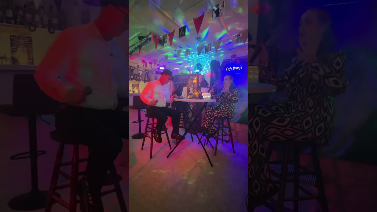 Jo-ann Hamer en Roy Otters samen oefenen met Sorry