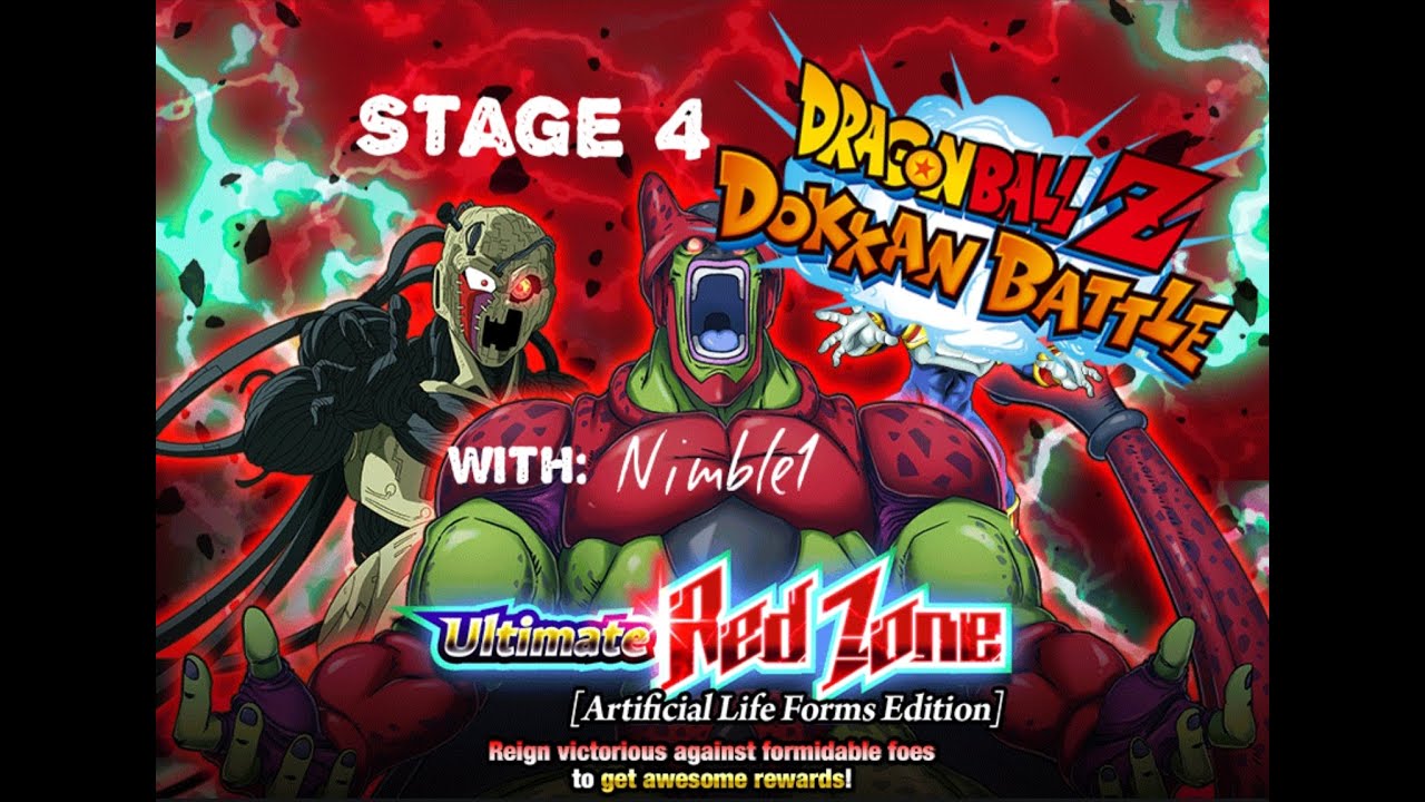 RED ZONE | ARTIFICIAL LIFE FORMS EDITION | STAGE 4 | BIO BROLY VS GOGETA/VEGETO | 🐉 DOKKAN BATTLE 🐉 