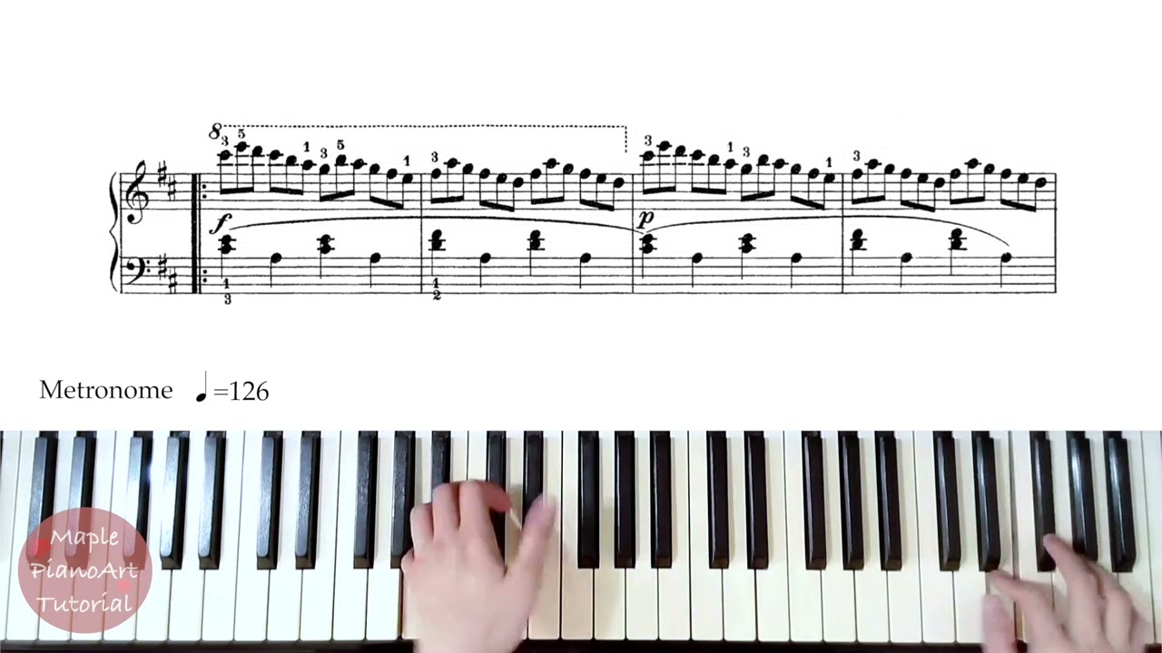 Czerny Op.599 No.63/徹爾尼100首練習曲 第63首/Sheet music/Piano Tutorial