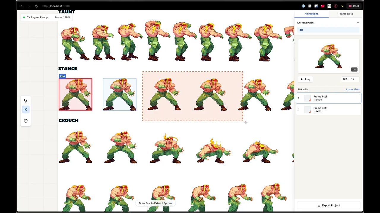 [POC] Sprite sheet slicer/animator on the WEB