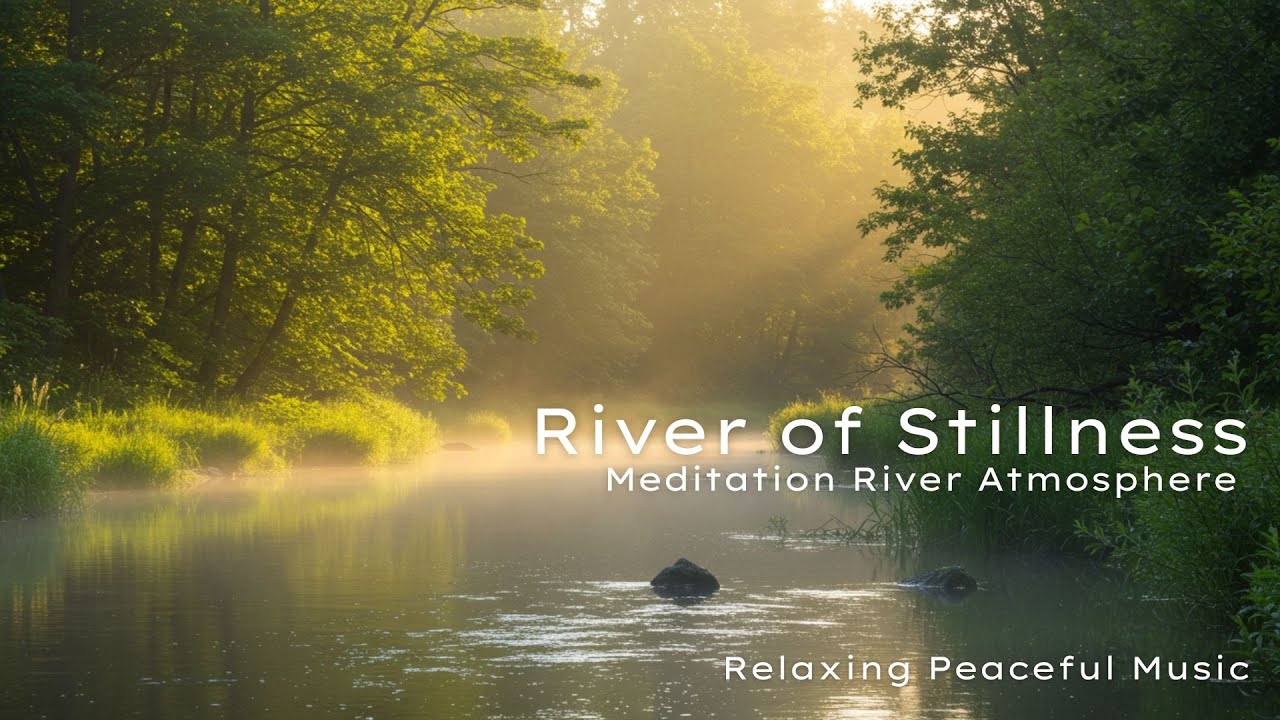 [1hr] River of Stillness-Meditation River Atmosphere Peaceful Music -- |Relaxation|Reading|Sleep