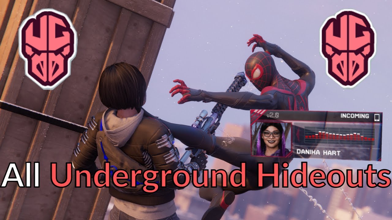 Spider-Man Miles Morales: All Underground Hideouts & Danika Hart Dialogue's