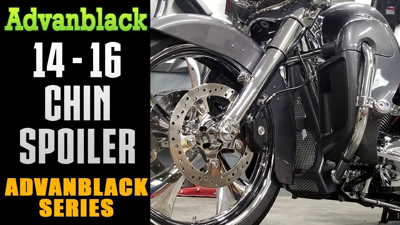 Advanblack Chin Spoiler 14 to 16 Harley Davidson Touring