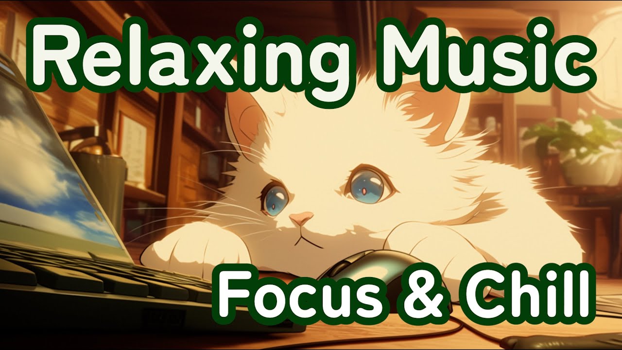 【Relax in a World of Cats 🐾作業用BGM 】#Relax&Refocus #CalmVibesOnly #Lo-fi&DreamyAmbience (Rainy Night)
