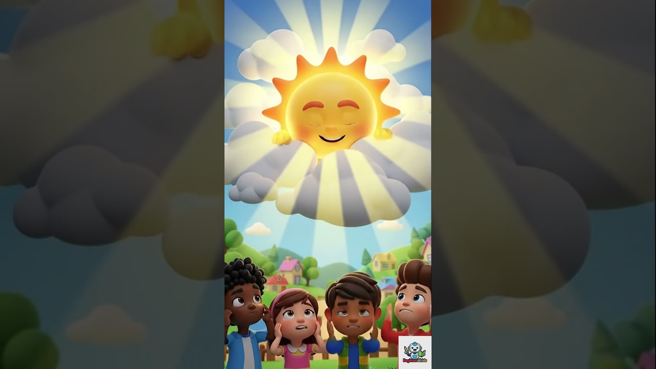 🌞 Suraj Dada’s Fun | 3D Cartoon Song for Kids | Kids Spinning in Circle 🎶 