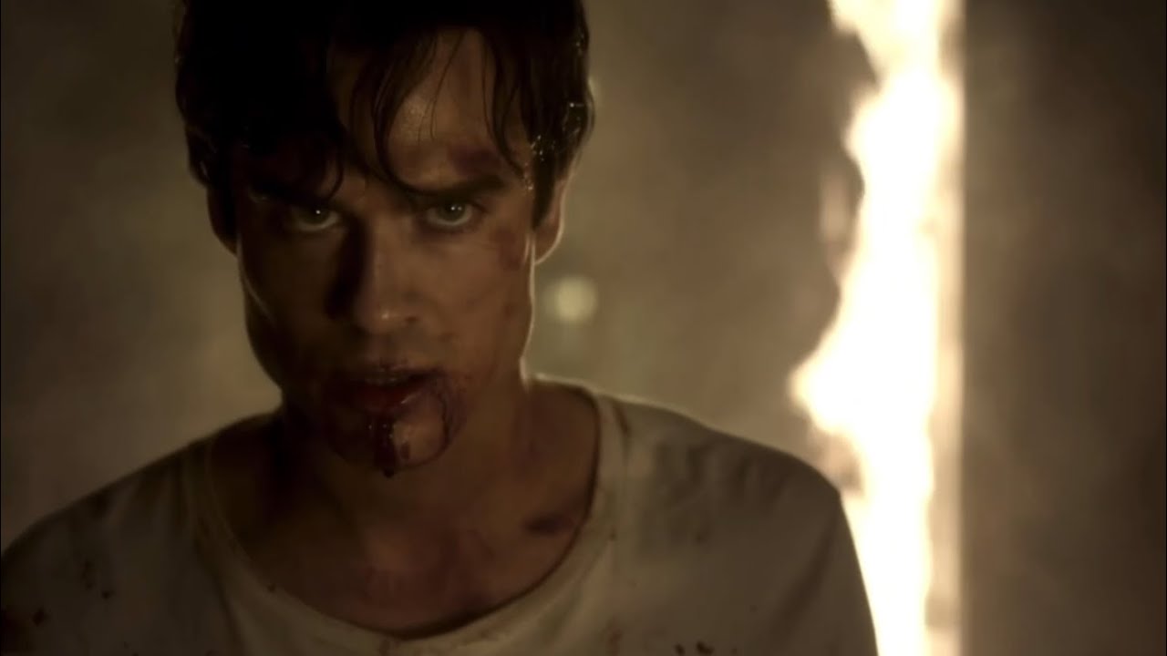 Hot Damon Salvatore Logoless Scenes The Vampire Diaries