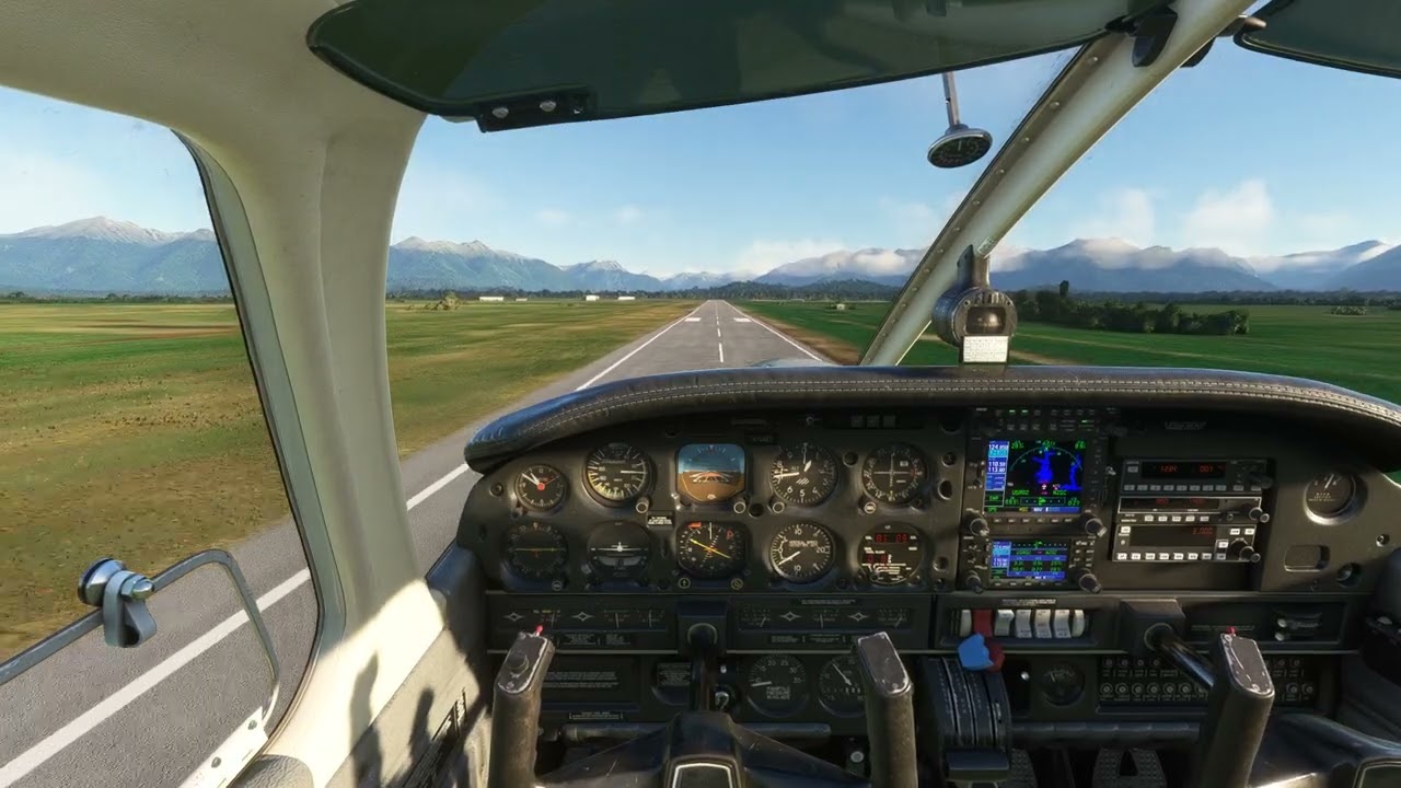 MSFS 2020: (Carenado) Piper Dakota, Touch and Go at NZMO.