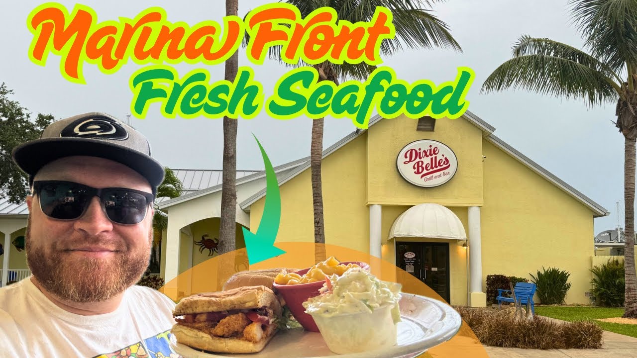 Fresh Shrimp with Marina Views at Dixie Belle’s | Merritt Island, Florida Foodie Find!