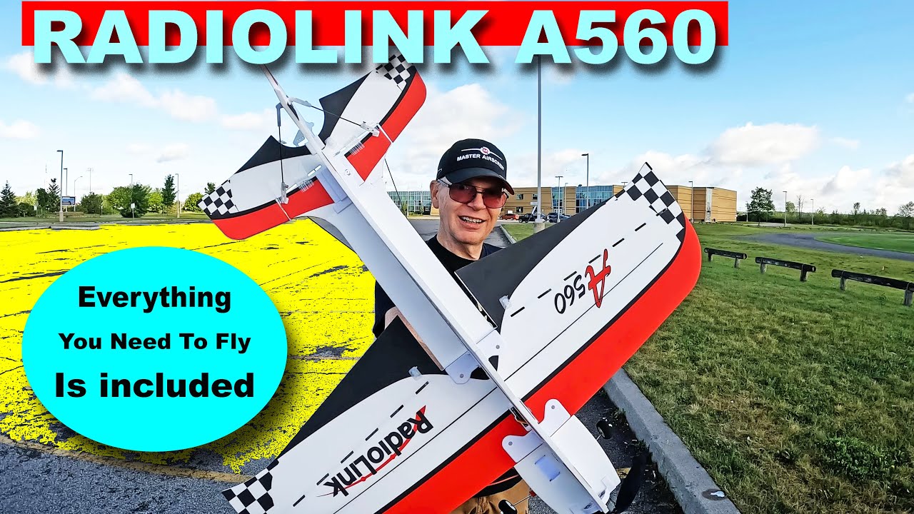 Всё в коробке, готово к полёту — обзор самолёта Radiolink A560 3D