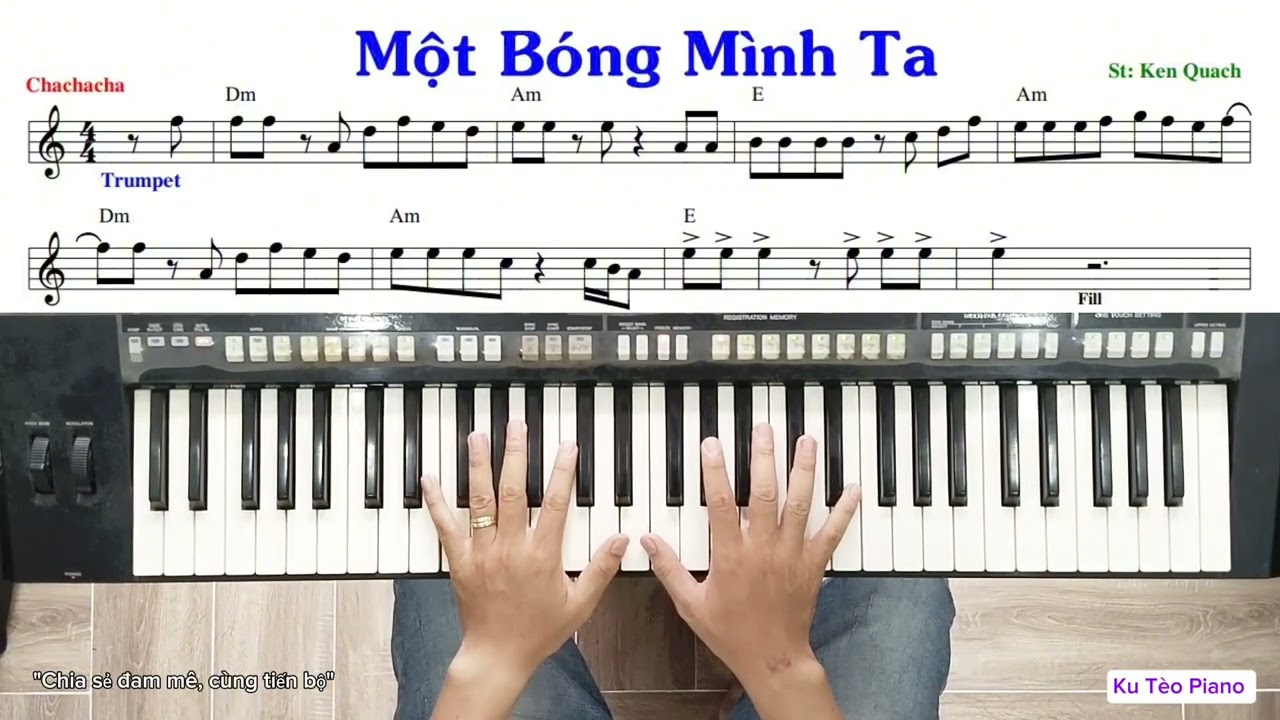 MỘT BÓNG MÌNH TA - KEN QUACH | Hướng dẫn đệm hát | Ku Tèo Piano.