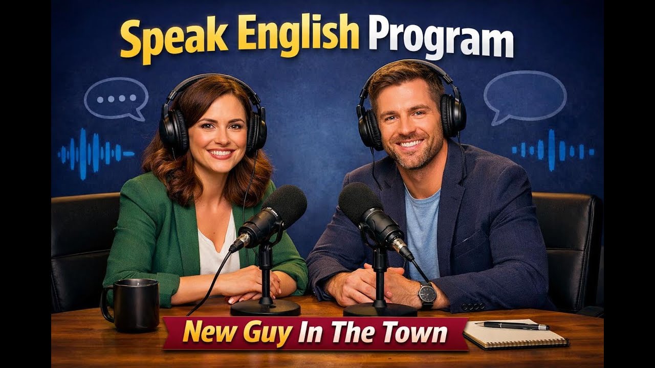 Learn English quickly with podcast| English Conversation | New Guy In The Town | Episode 11