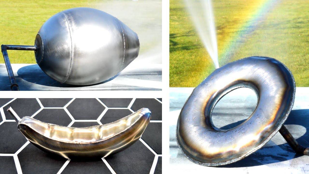 Inflating Metal - Hydroforming Experiments Compilation #2
