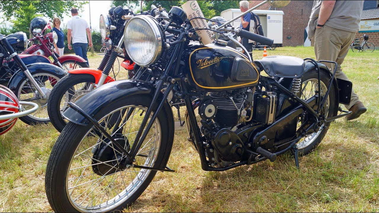 Oldtimertreffen Hillensberg 2017 Motorr&auml;der Beiwagen Standard Opel Ariel Horex Velocette AJS Norton