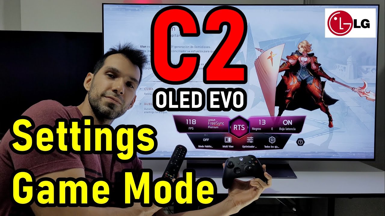 LG C2 OLED EVO: лучшие настройки игрового режима SDR HDR Dolby Vision — рекомендуемая калибровка