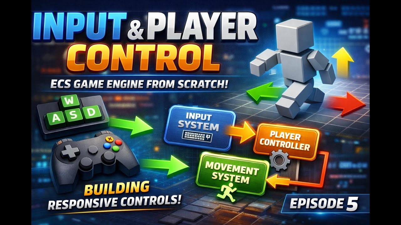 Engine-Style Input Pipeline - Player Controller + Jump Buffer (JavaScript + Three.js) | Episode 5