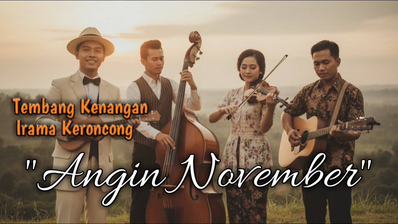 ANGIN NOVEMBER. Tembang Kenangan  Irama Keroncong. Cover By:  Keroncong Channel. Musik santai