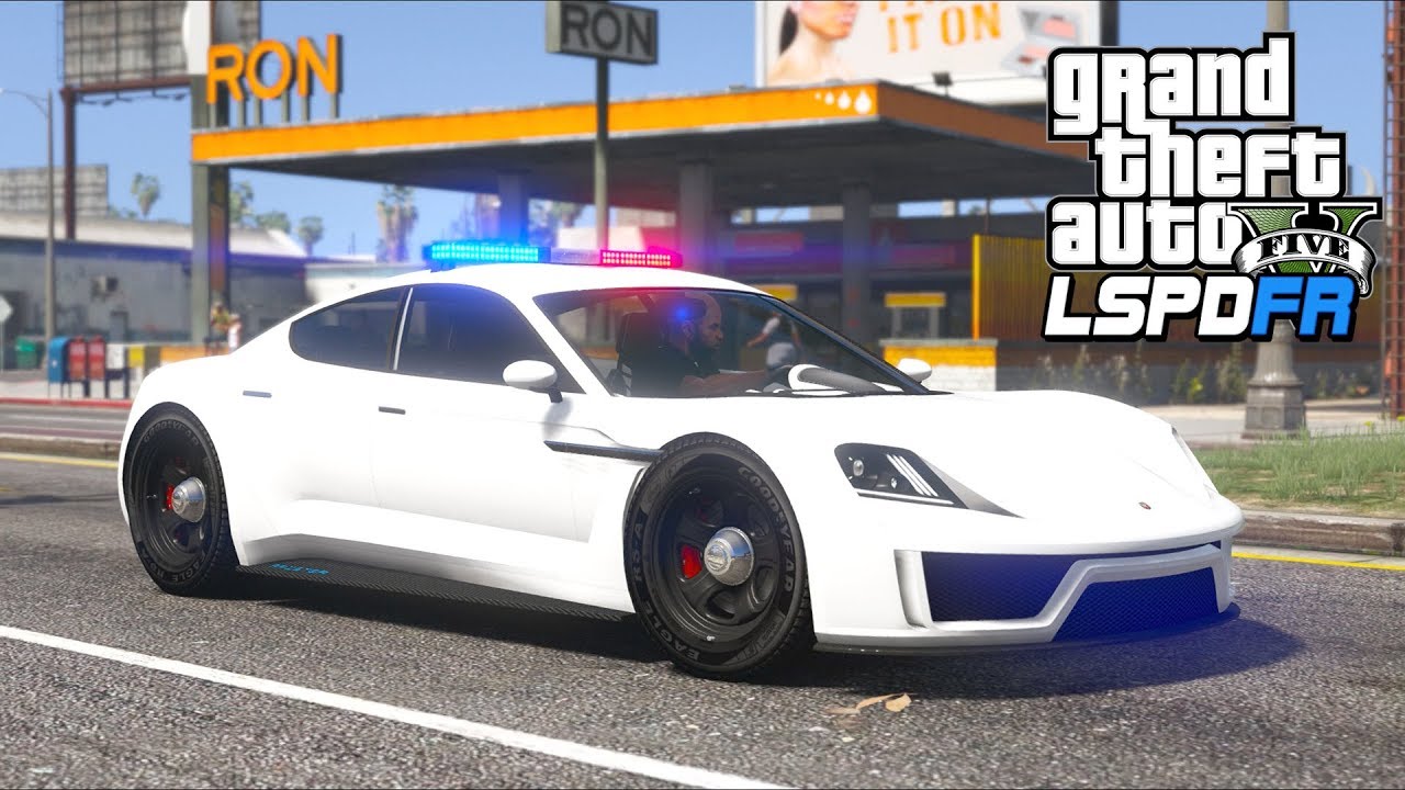 GTA 5 - LSPDFR Ep469 - Pfister Neon Police Car (Attacked Police Station)!!