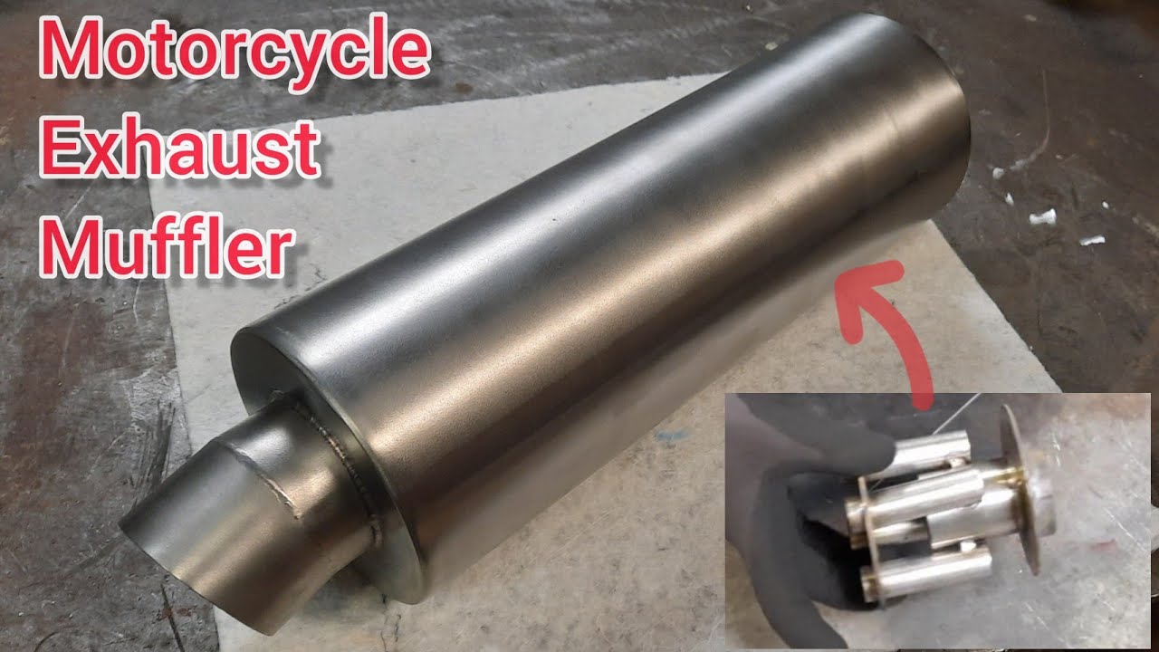 DIY Motorcycle Exhaust Muffler | Stainless Steel