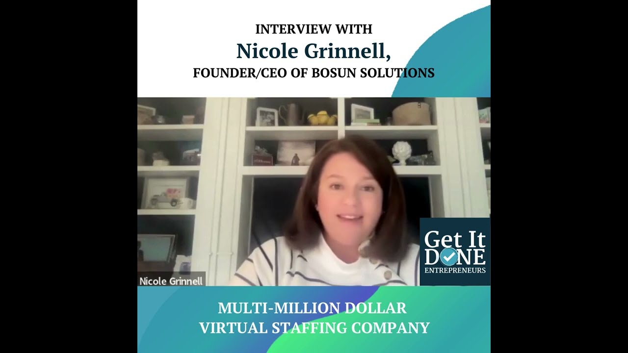 Multi-million dollar virtual staffing company with Nicole Grinnell | Snippet