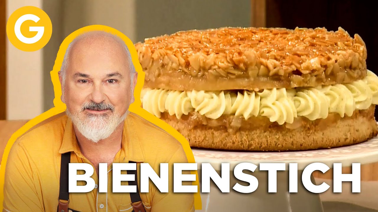 BIENENSTICH ⬛🟥🟨 TRADICIONAL PASTEL ALEMAN con Osvaldo Gross | El Gourmet