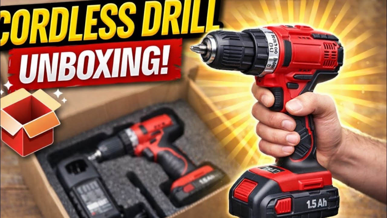Is This The Best Budget Drill for DIY? | Unboxing Hillgrove HGCPD1(12VR)