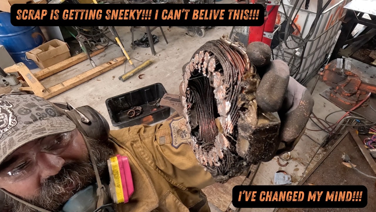 I've Changed My Mind on How I Process These!!!  Experimenting With Cutting Stators