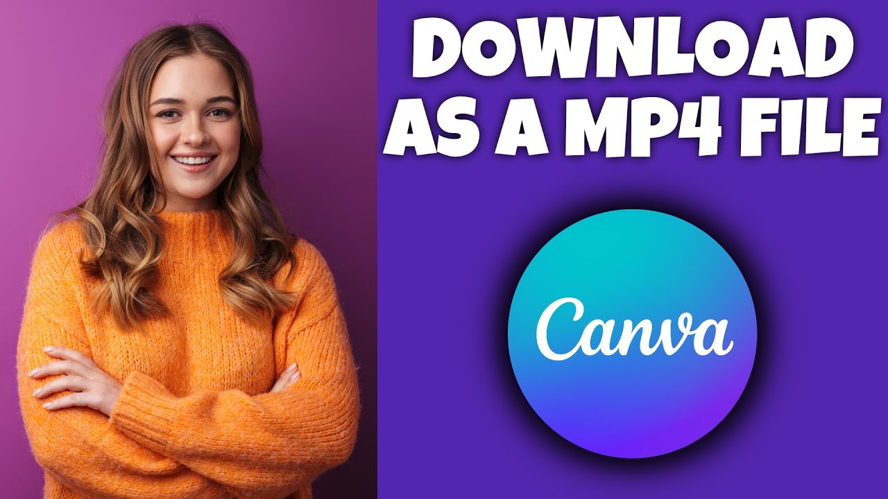 How To Download as a MP4 File In Canva | Canva Tutorial