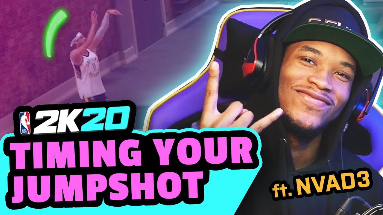 HOW TO TIME JUMPSHOTS with NO SHOT METER in 2K20 feat. NVAD3