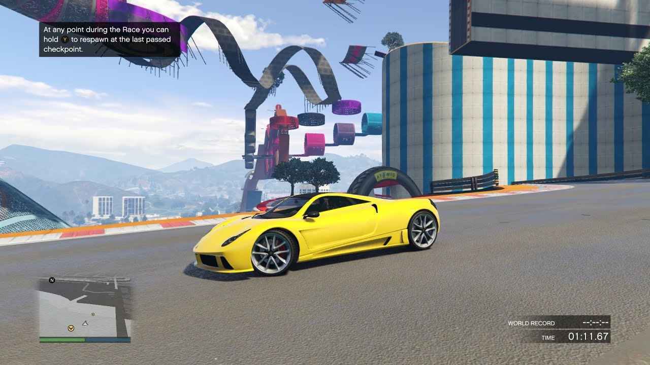 Gta 5 RK Carkour #3 222.222% of people break their controller trying to complete this hard parkour c