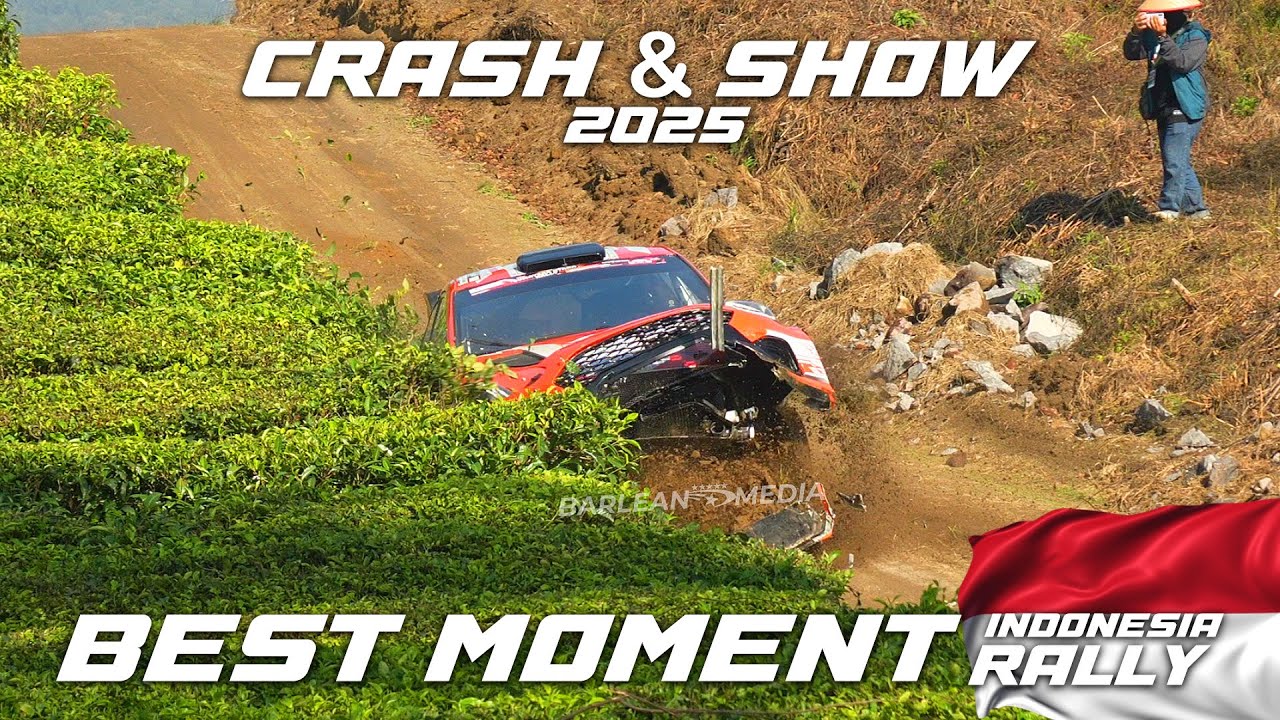 BEST MOMENT SHOW & CRASH!!!!  RALLY INDONESIA 2025