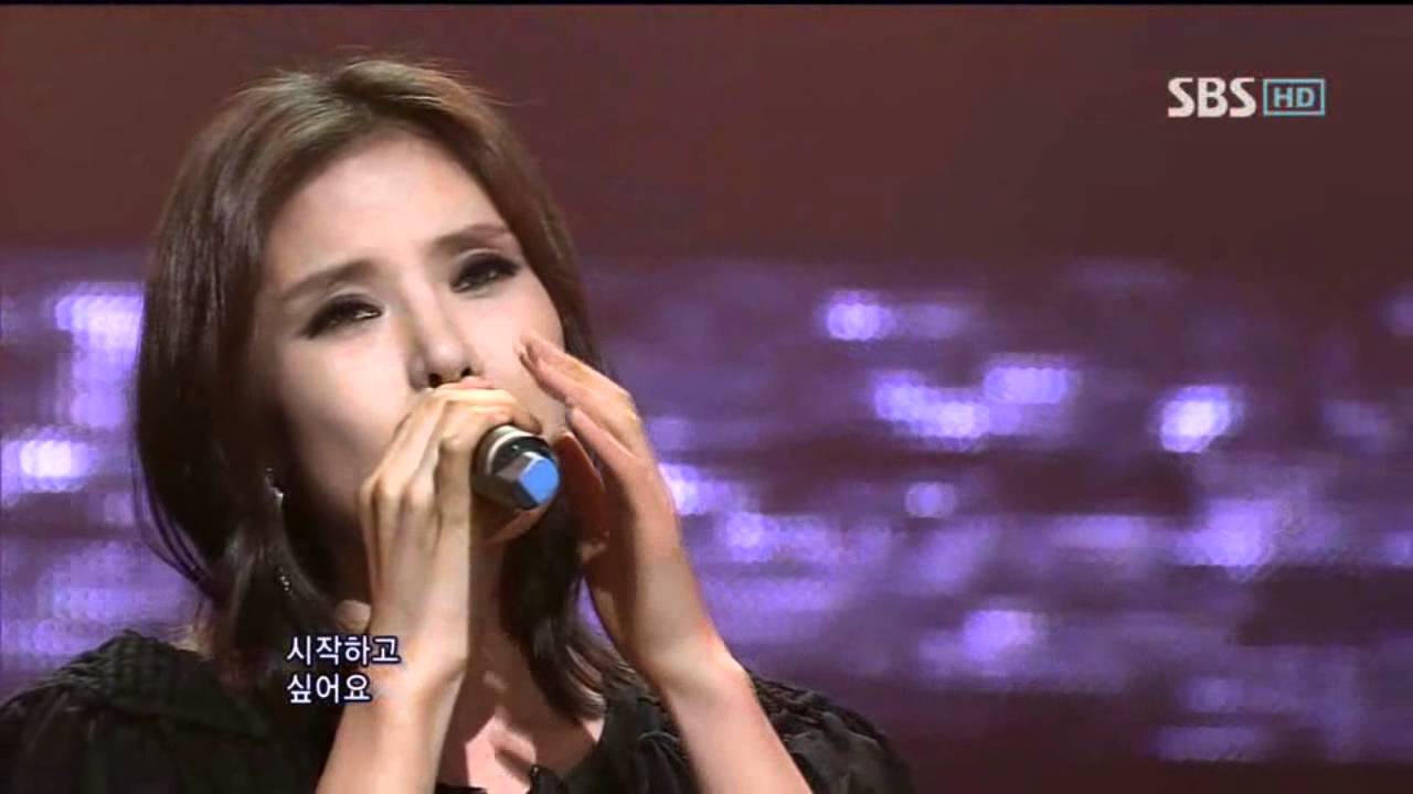 Gummy - Because it's you (거미 - 그대라서) @ SBS Inkigayo 인기가요 100103