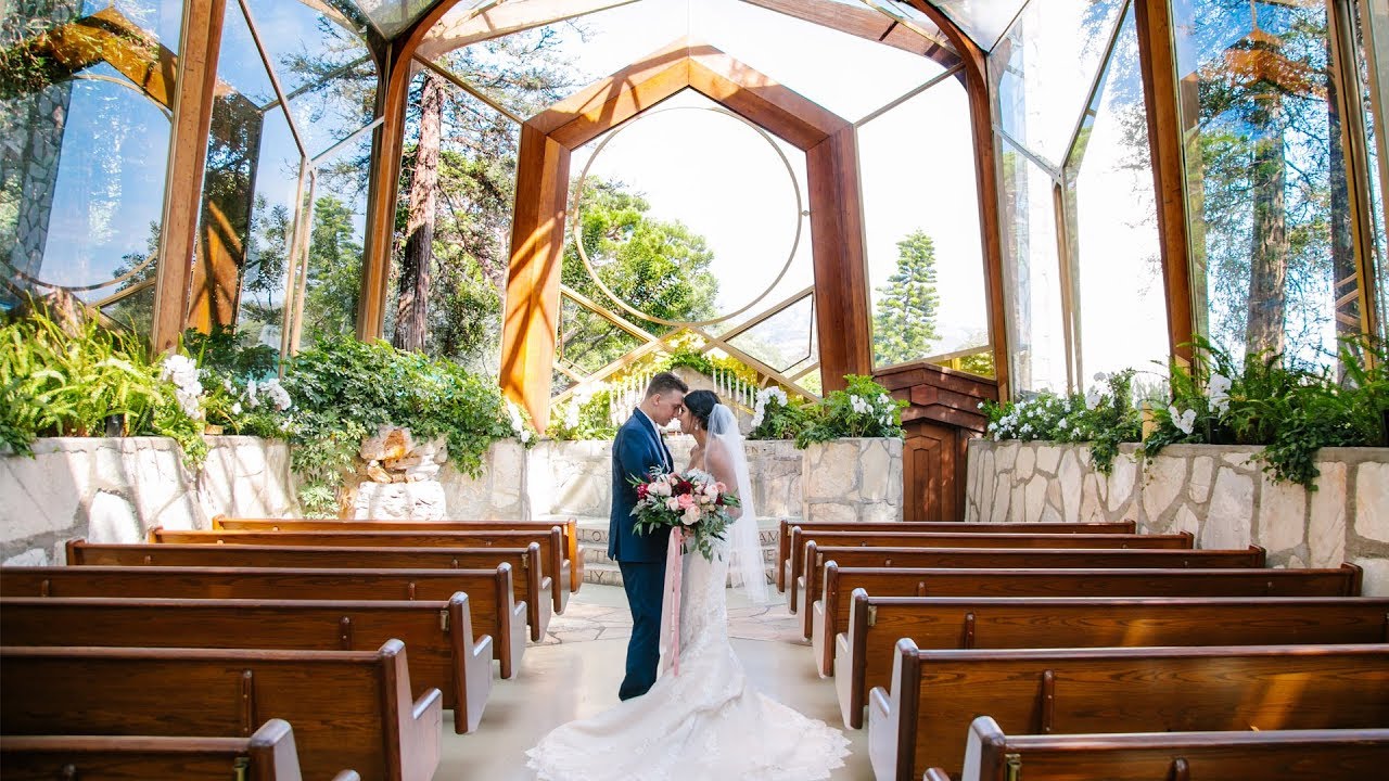 Wayfarers Chapel Wedding - Osiel and Bella
