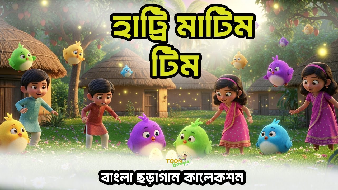 Hattimatim Tim | হাট্টিমাটিম টিম | Bengali Nursery Rhymes for Kids | Bangla Kids Song | Toon Bangla