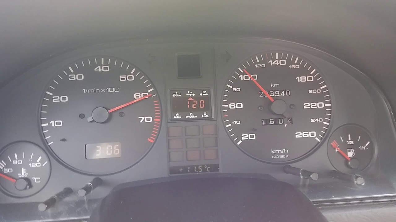 audi 80 2.8 v6  acceleration 0-100