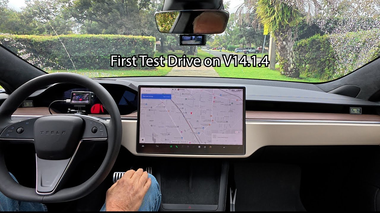 First Test Drive on Tesla FSD V14.1.4